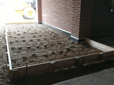 Lower Level Concrete Pad